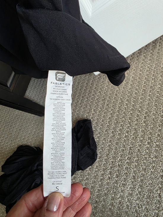 Fabletics Black Performance Tank Top - Picture 3 of 3